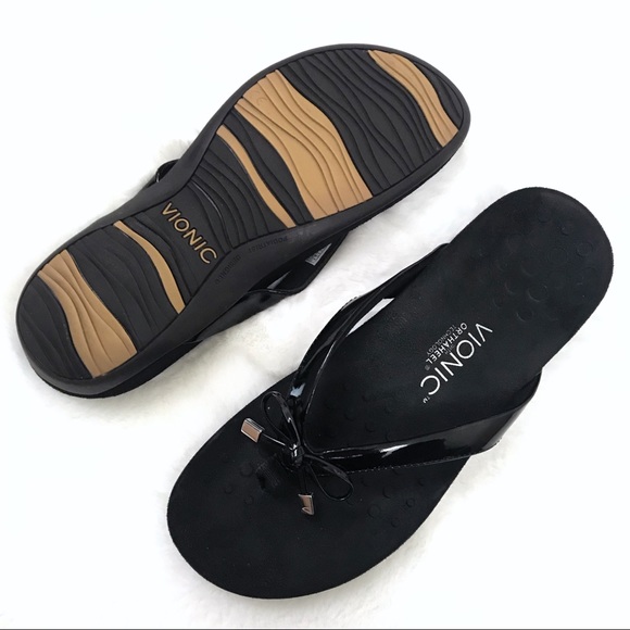 Vionic Shoes - Vionic • Bella II Toe-Post Sandal Bow Flip Flops